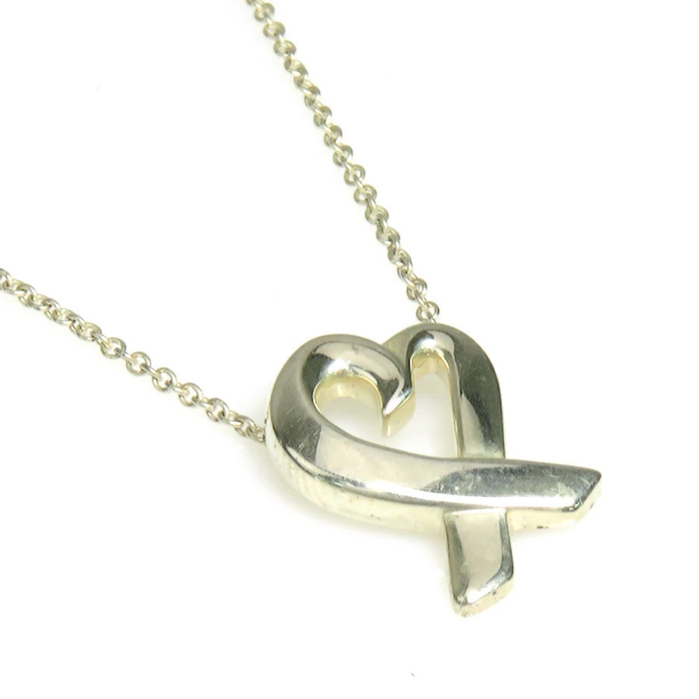 Tiffany Co Loving Heart Necklace Sterling Silver